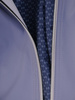 Niebieska kurtka z ozdobnymi zamkami i kapturem 25337