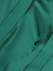 Zielona sukienka kopertowa, elegancka kreacja z falbaną 29966