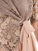 Sukienka na wesele, elegancka kreacja z kopertowym dekoltem, plus size 35469