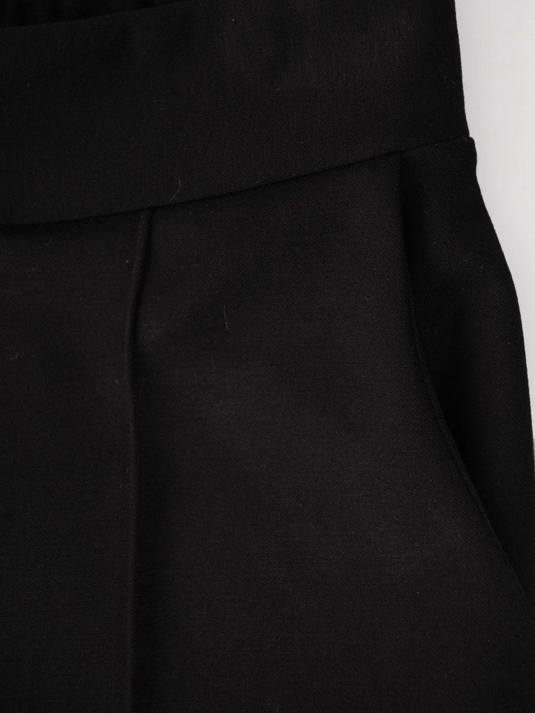 Stylowy komplet damski z bluzą na zamek i prostymi spodniami – dwukolorowy design optycznie wydłużający 38761