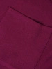 Elegancki sweter damski rozpinany w kolorze fuksji – prosty krój z kieszeniami i dekoltem w serek 40503