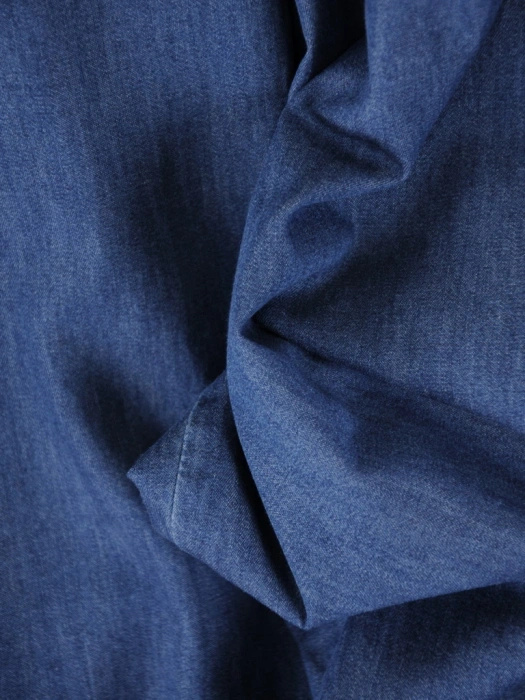 Granatowe klasyczne spodnie wide leg z gumką w pasie – elegancko modelujące sylwetkę na co dzień 38261