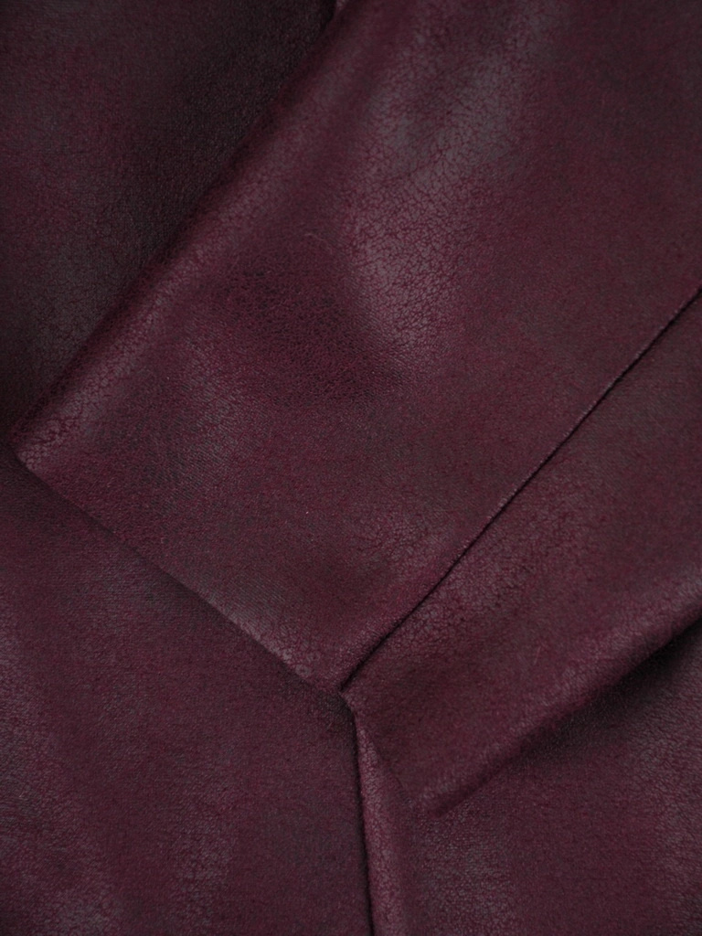 Elegancki ciemnofioletowy żakiet damski do sukienki – luźny fason z kołnierzem tuszujący sylwetkę 38944