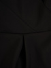 Długa sukienka kopertowa, kreacja z ozdobą na plecach 22754