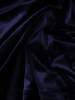 Granatowa sukienka z aksamitu, wizytowa kreacja z modną falbaną 24039