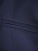 Elegancki granatowy żakiet damski ze stójką o prostym kroju – szykowny fason do sukienki i stylizacji biurowych 37009