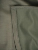 Elegancka sukienka khaki trapezowa z paskiem i rękawem 3/4 – swobodny krój midi z bocznymi rozcięciami 39476