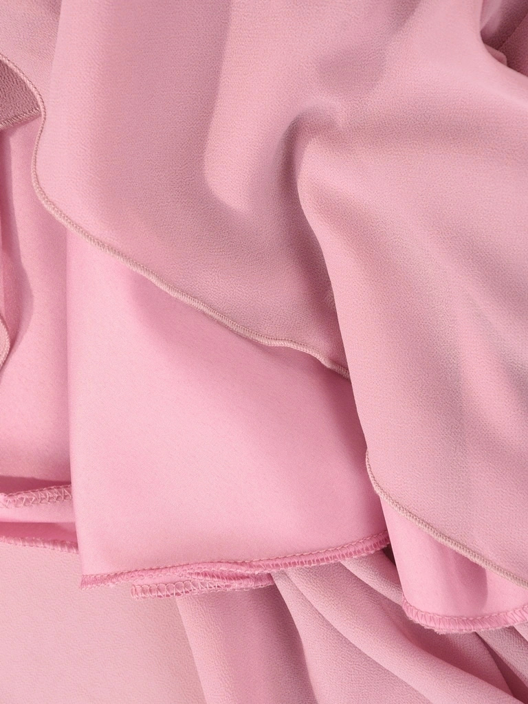 Elegancka sukienka wizytowa maxi syrenka brudny róż – efektowny krój z lejącym dekoltem woda 41813
