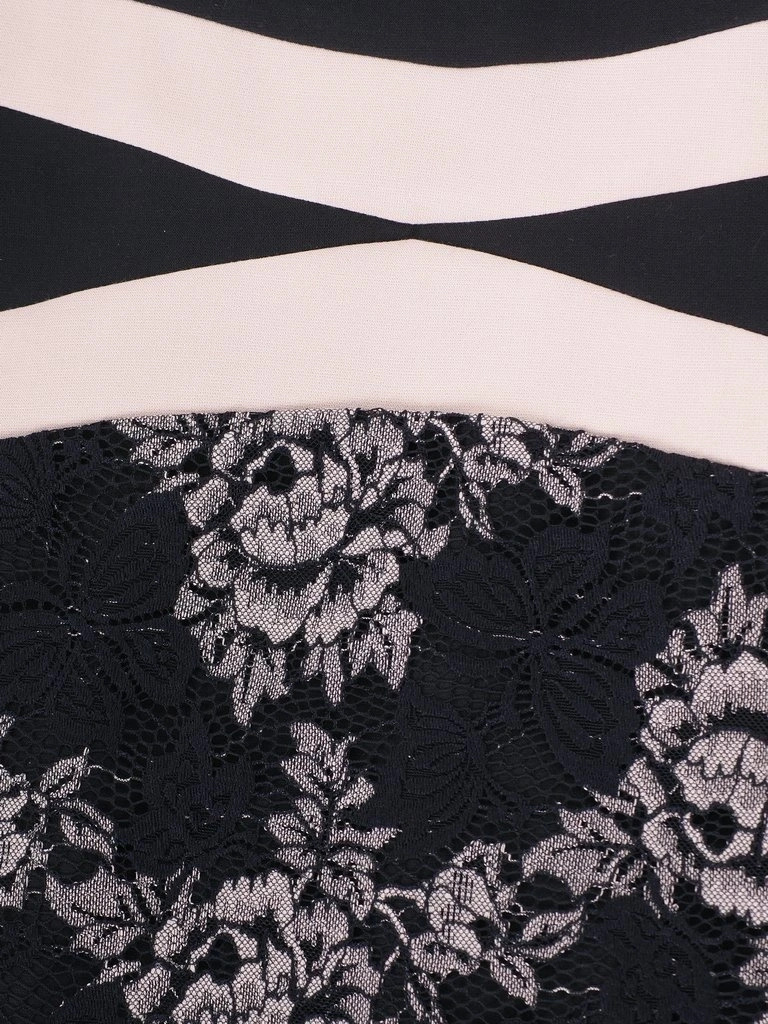 Elegancka sukienka ołówkowa midi w kwiaty na święta – optycznie wysmuklający fason modelujący talię 13912