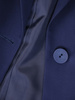 Elegancki garnitur damski, żakiet ze spodniami w granatowym kolorze 31609