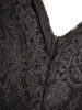 Wieczorowa sukienka o długości maxi, kreacja z koronkowym topem 30307