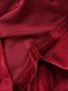 Elegancka bordowa sukienka rozkloszowana na wesele – klasyczny dekolt łódka i rękawy 3/4 18787