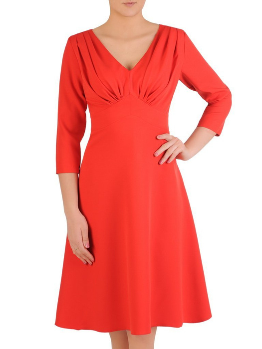 Sukienka damska podkreślająca biust w kolorze czerwonym 29166
