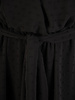 Szyfonowa sukienka z kopertowym dekoltem i falbankami 30397
