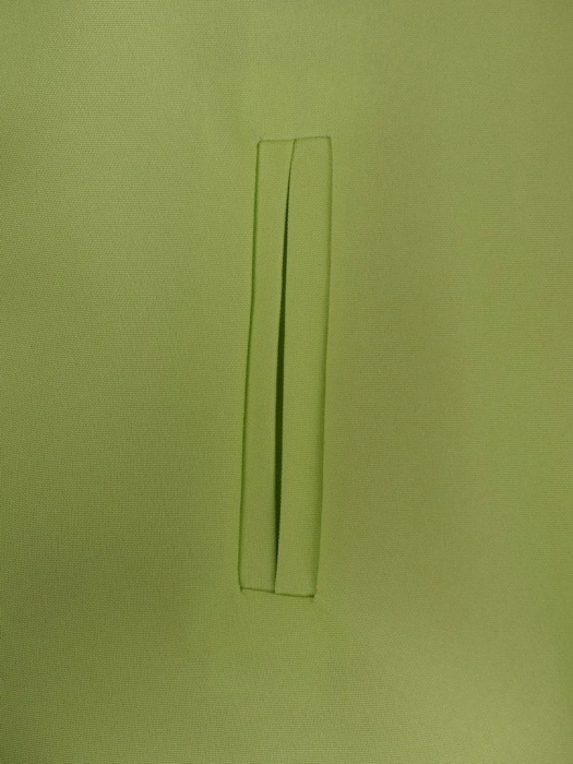 Elegancka sukienka trapezowa midi granatowa z pistacją – kobiecy krój tuszujący biodra 2906
