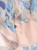 Rozkloszowana sukienka wieczorowa maxi w chabrowy print – wysmuklający fason ze srebrnym blaskiem 39799