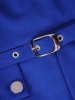 Chabrowa kreacja midi o fasonie syrenki z paskiem – elegancko akcentowana talia 37159