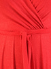 Wieczorowa, kopertowa suknia maxi z połyskującego materiału 34530