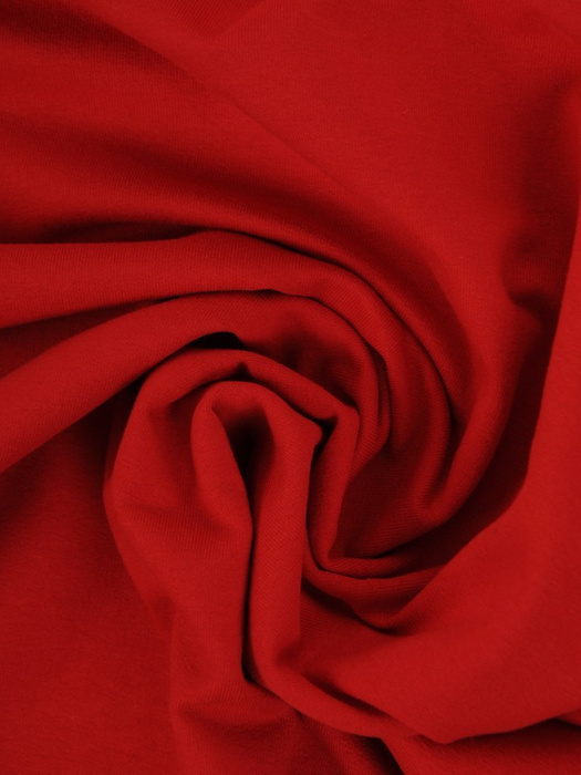 Czerwona sukienka z dzianiny 26393