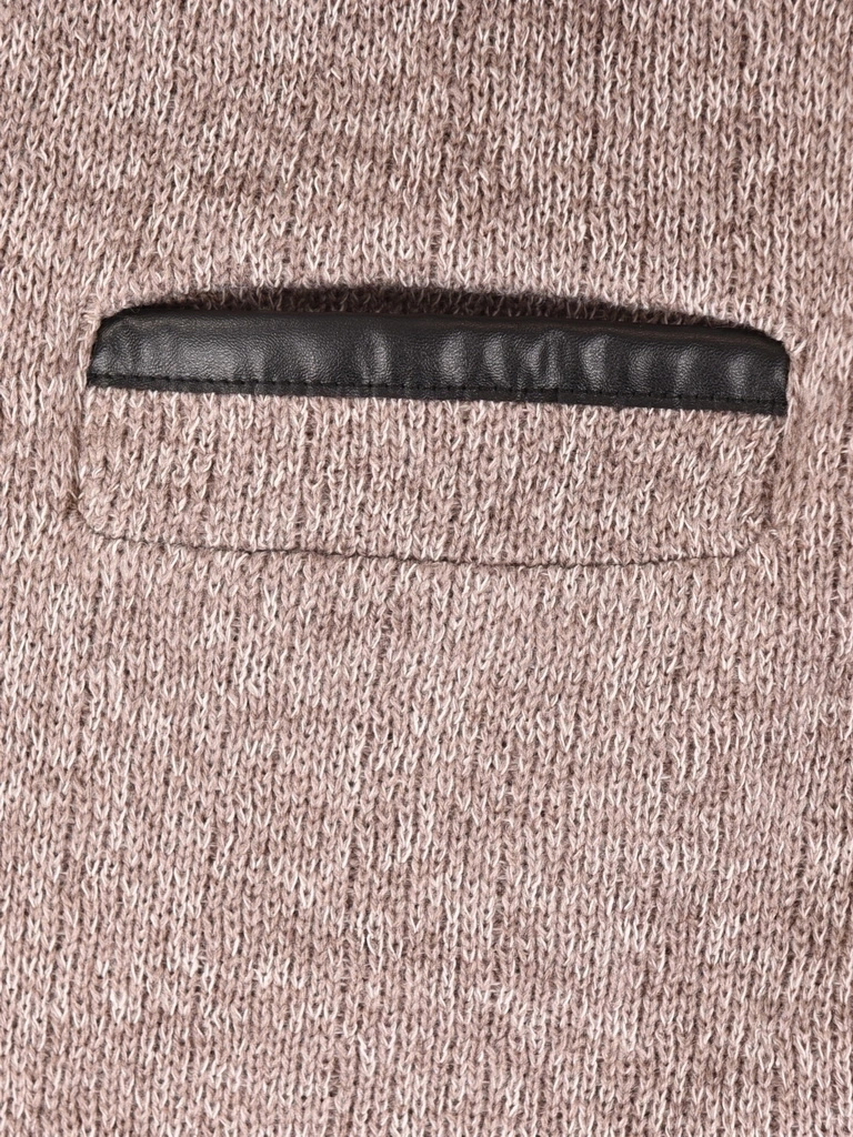 Elegancki sweter damski rozpinany o prostym kroju – ciepły model na jesień z praktycznymi kieszeniami 40474