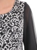 Czarna długa sukienka wieczorowa o prostym kroju z błyszczącym wzorem – elegancka kreacja na wyjście 37660