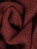 Elegancki sweter damski rozpinany w kolorze bordo – prosty krój z kapturem na chłodne dni 42173