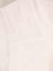 Elegancka, biała bluzka damska z ozdobnymi przeszyciami 31501
