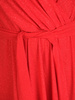 Rozkloszowana sukienka wieczorowa z kopertowym dekoltem 31934