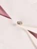 Elegancki żakiet damski do sukienki w odcieniu ecru – prosty krój z kołnierzem zapinany na guzik 41342