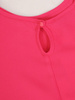 Amarantowa bluzka z wąskim mankietem 29904