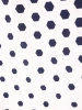 Elegancka sukienka midi w kontrastowy print o prostym kroju – wysmuklająca sylwetkę kreacja do biura 41544