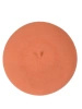 Elegancki beret damski wełniany koralowy – ponadczasowy fason francuski z antenką 40884