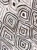 Elegancka bluzka wizytowa w czarno-biały print – prosty fason z wiskozy tuszujący sylwetkę 40174