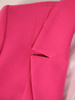 Garnitur damski, amarantowy komplet spodnie z żakietem 33338