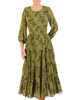 Rozkloszowana sukienka, modna kreacja w kwiatowy wzór 30673