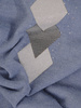 Niebieska prosta bluzka z dzianiny 27976