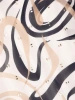 Beżowo-złota bluzka wizytowa na andrzejki i sylwestra – luźny fason z kimonowym rękawem 42051