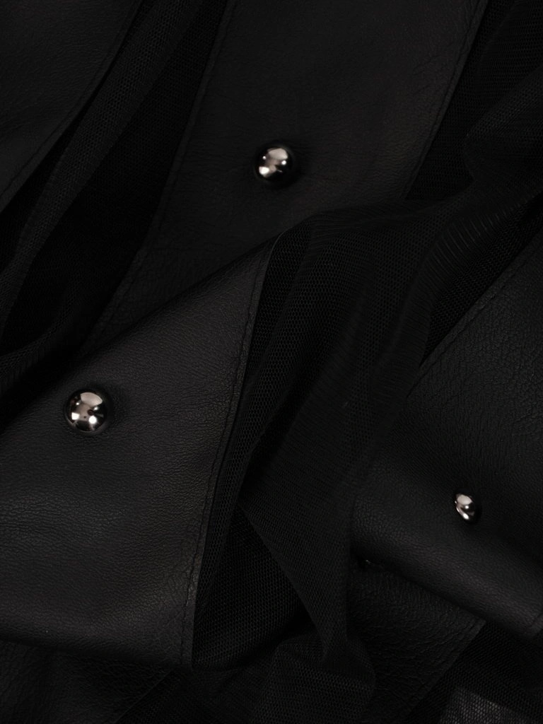 Elegancka czarna spódnica rozkloszowana midi na jesień i zimę – fason pięknie modelujący talię 23793