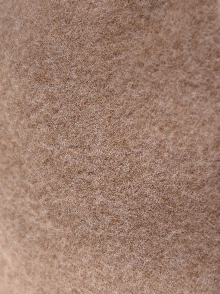 Elegancki beret damski wełniany beż melanż – stylowy fason francuski z antenką 40880