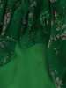 Zielona sukienka w fasonie maskującym brzuch 20892.