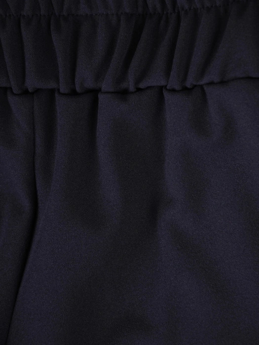 Eleganckie spodnie cygaretki damskie granatowe – elastyczny wysoki stan modelujący sylwetkę 39039