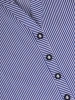 Elegancka bluzka wiskozowa w paski – swobodny fason trapezowy z dekoltem w serek 39694