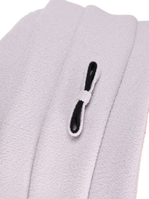 Elegancki kapelusz damski zimowy cloche – regulowany fason z krótkim rondem 42440