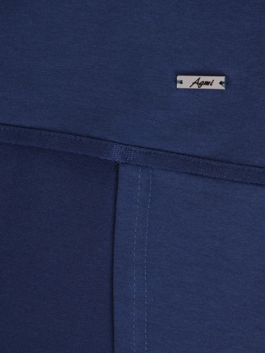 Elegancka bluzka wizytowa w paski z cekinami – prosty fason z dekoltem w łódkę 8330