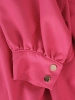 Amarantowa długa sukienka rozkloszowana z dekoltem łódka – asymetryczny dół i praktyczne kieszenie 38072
