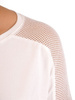 Biała bluzka z ozdobnymi ażurowymi wstawkami 27864