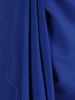 Chabrowa elegancka sukienka, kreacja z modnym wiązaniem na plecach 28194