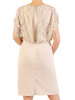 Elegancka sukienka z luźnym, koronkowym topem 32271