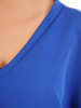 Luźna damska bluzka w kolorze chabrowym 33140