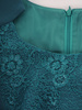 Sukienka na wesele 17078, elegancka kreacja z tkaniny i koronki.